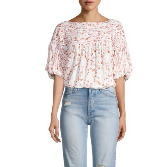 FREE PEOPLE Dessa Woven Floral Bodysuit S - Picture 6 of 12